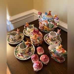 Bunny Tea Set! 🐰💐☕️